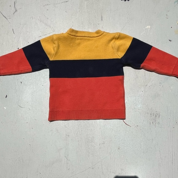 Baby Honey Sweater Multicolor Spell-Out NO SIZE Button Colorblock Fall Kid's - Picture 7 of 11